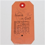 1941 Masters Sunday Ticket Signed by Champ Craig Wood, Hogan, Demaret, Byrd, & Nelson JSA ALOA
