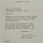 Arnold Palmer Signed 1970 'Arnold Palmer Enterprises' Letter with Envelope JSA ALOA