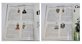 Multi-Signed 1983 Liberty Mutal Legends of Golf Program - Palmer, Guldahl, Demaret, etc JSA ALOA