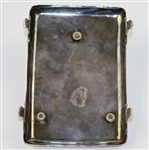 Sterling Ink Well with Crossed Clubs - Forres GC - Sept. 2nd, 1914 Won by J. M. Cant Esq.