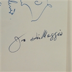 1951 Ryder Cup  Dinner Menu Signed by 9 U.S. Team, Horton Smith & Joe DiMaggio- JSA ALOA