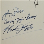 1951 Ryder Cup  Dinner Menu Signed by 9 U.S. Team, Horton Smith & Joe DiMaggio- JSA ALOA