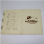 1951 Ryder Cup  Dinner Menu Signed by 9 U.S. Team, Horton Smith & Joe DiMaggio- JSA ALOA