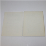 1973 & 1976 Masters Tournament Scoring Records Booklets - Aaron and Floyd Victories