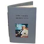 Ltd Lambskin Subscribers Ed Golf Course Architecture Presentation Copy - Signed by Multiple JSA ALOA