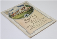 1930 US Amateur National Championship Program - Bobby Jones Grand Slam Final Leg