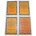 Lot of 4 Walter Travis The American Golfer Magazines - 1914 (Feb, Mar, Apr) & 1917 (May)