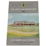 1962 Open Championship at Old Troon Program - Arnold Palmer Winner