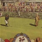 Bobby Jones Signed 1930 Currier & Ives British Open @ St. Andrews - RARE- W/JSA Authenticity