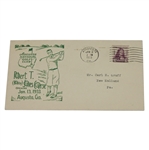1933 Augusta National Bobby Jones First Day Cachet - Green Ink