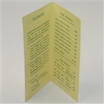 1963 Masters Tournament Original Ticket Brochure for Prospective Patrons