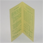 1964 Masters Tournament Original Ticket Brochure for Prospective Patrons
