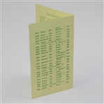 1964 Masters Tournament Original Ticket Brochure for Prospective Patrons