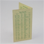 1965 Masters Tournament Original Ticket Brochure for Prospective Patrons