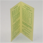 1966 Masters Tournament Original Ticket Brochure for Prospective Patrons