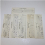 Three Masters Press Scorepads and 1962 Masters Pamphlet