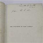  SCARCE 1896 The Golf Book of East Lothian by John Kerr Ltd Ed #81/500 Signed by Kerr JSA ALOA