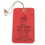 1957 Masters Tournament Sunday Ticket #6423 - Doug Ford Winner