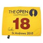 Arnold Palmer Signed 2010 British Open Flag JSA ALOA
