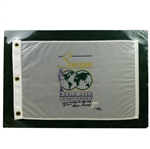 Gene Sarazen Signed Sarazen World Flag - Personalized to Late Nick Price Caddy "Squeeky" JSA ALOA