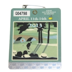 2013 Masters Tournament Badge #Q04798 - Adam Scott Winner