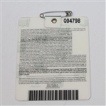 2013 Masters Tournament Badge #Q04798 - Adam Scott Winner