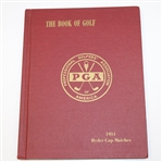 1951 Ryder Cup Matches at Pinehurst Hard Cover Program - USA 9 1/2 - 2 1/2