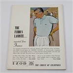 1961 PGA Championship at Olympia Fields Program - Dow Finsterwald Winner