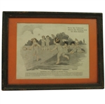 Framed Munsingwear Advertisment