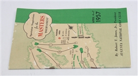 1957 Masters Spectator Guide - Doug Ford Winner