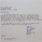 1969 Augusta National Letter - HORTON SMITH JACKET RETURNED to CLUB CONTENT - Philip Wahl Signed