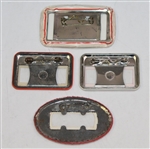 Four Masters CBS Sports Badges - 1980, 1982, 1983, & 1985