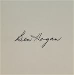 Ben Hogan Signed Golf Book 'Power Golf' - USGA Bookplate JSA #Y94342