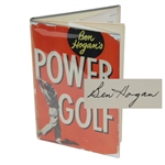 Ben Hogan Signed Golf Book Power Golf - USGA Bookplate JSA #Y94342