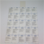Set of 25 Panasonic European Open Golf Cards