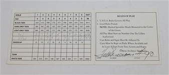 Ted Williams Signed Match Used Scorecard & Club Receipt Plus 1941 Life Magazine JSA ALOA