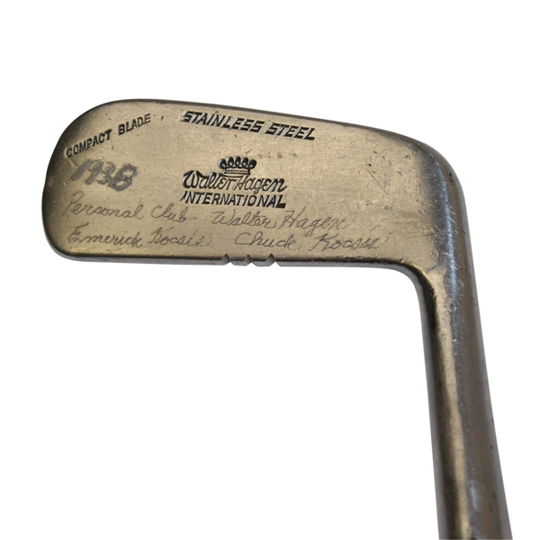 Lot Detail - Walter Hagen LAST USED Personal Putter with Letter of  Provenance from Chuck Kocsis JSA ALOA