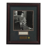 H.G. Picard Signed 1938 Masters Champion Display - Framed JSA ALOA