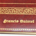 Francis Ouimet's Personal 1947 Masters Tournament Players/Dignitaries  Gift - Scrapbook