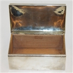 1918 Oakland GC Red Cross Tournament Tiffany Sterling Box Won by Morris Carpenter