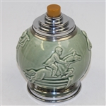 Circa 1940's Rookwood Pottery Ceramic Humidor/Cigarette Holder/Display