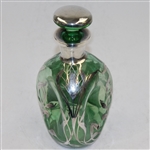 Circa 1918 Sterling Overlay Decanter One up and two to go with Stopper - Rare 