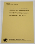 Jack Nicklaus Signed Book 'On & Off the Fairway' JSA #Q49245