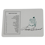 Sam Snead Signed Augusta National GC Scorecard JSA ALOA