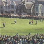Nick Faldo Signed Open Championship 'The Final Green' Weaver Artist Proof JSA ALOA