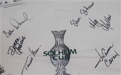 1994 Solheim Cup Caddy Bib From LPGA HOF Patty Sheehan Signed by USA Team JSA ALOA