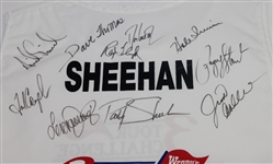 1996 Three Tour Challenge Caddy Bib LPGA HOF Patty Sheehan Signed by 10 W/ Payne Stewart JSA ALOA