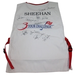 1996 Three Tour Challenge Caddy Bib LPGA HOF Patty Sheehan Signed by 10 W/Jack Nicklaus JSA ALOA