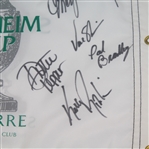 1996 Solheim Cup Course Flown Flag Signed by USA Team w/Patty Sheehan Caddy Plate JSA ALOA