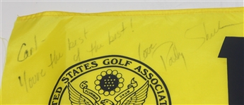 1992 Women's US Open@Oakmont C.C. 18th Hole Course Flown Flag Signed By Winner Patty Sheehan- JSA ALOA